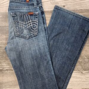 Girls 7 for all mankind A pocket bootcut Jeans